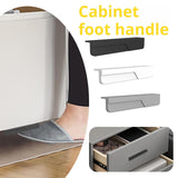 Touchless Opener Under Cabinet Home Cafe Tool Under Cabinet Foot Pull Handle Black