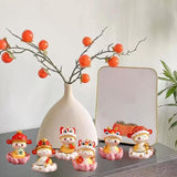 6x Chinese New Year Snake Figurines Gift Random for Bedroom Bookshelf Office