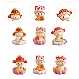 6x Chinese New Year Snake Figurines Gift Random for Bedroom Bookshelf Office