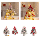 Mini Christmas Tree with Light Tabletop Decoration for Porch Cabinet Balcony 45cm 17.72inch Pink