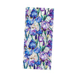 Glass Sticker Decal Privacy Film Office Living Room Cafe Flower Window Cling Blue Purple