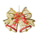 Bell Pendant Xmas Ornament Photo Prop Wall Christmas Tree Hanging Decoration Gold