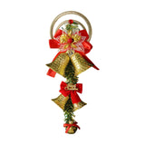 Xmas Tree Hanging Decoration Pendant Shop Door Knobs Christmas Bell Ornament Gold