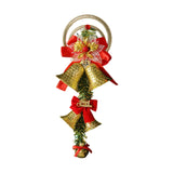 Xmas Tree Hanging Decoration Pendant Shop Door Knobs Christmas Bell Ornament Gold