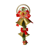 Xmas Tree Hanging Decoration Pendant Shop Door Knobs Christmas Bell Ornament Gold