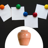 Maxbell Vase Fridge Magnets Cute Decorative Diorama Ornament for Cabinet Door Layout Red
