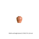 Maxbell Vase Fridge Magnets Cute Decorative Diorama Ornament for Cabinet Door Layout Red