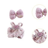 Maxbell Doll Clothesmini Plush Doll Clothes Party with Bowknot for 15 cm 17 cm Dolls Style B