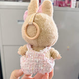 Maxbell Doll Clothesmini Plush Doll Clothes Party with Bowknot for 15 cm 17 cm Dolls Style B