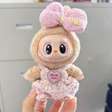 Maxbell Doll Clothesmini Plush Doll Clothes Party with Bowknot for 15 cm 17 cm Dolls Style B