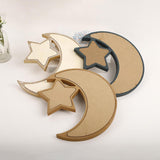 Maxbell Ramadan Tray Serve Plate Party Holder Multipurpose Moon Star Tray Blue