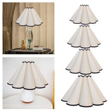 Maxbell Petal Cloth Table Lamp Shade Wall Light Cover for Desk Lamps Home Decoration S