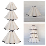 Maxbell Petal Cloth Table Lamp Shade Wall Light Cover for Desk Lamps Home Decoration S