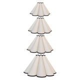 Maxbell Petal Cloth Table Lamp Shade Wall Light Cover for Desk Lamps Home Decoration S