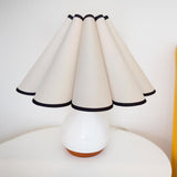 Maxbell Petal Cloth Table Lamp Shade Wall Light Cover for Desk Lamps Home Decoration L
