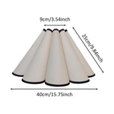 Maxbell Petal Cloth Table Lamp Shade Wall Light Cover for Desk Lamps Home Decoration XL