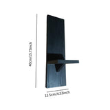 Maxbell Wall Sconce Candle Holder Wooden Wall Candle Sconce for Pathway Porch Office Black