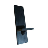 Maxbell Wall Sconce Candle Holder Wooden Wall Candle Sconce for Pathway Porch Office Black