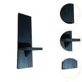 Maxbell Wall Sconce Candle Holder Wooden Wall Candle Sconce for Pathway Porch Office Black