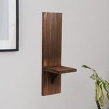 Maxbell Wall Sconce Candle Holder Wooden Wall Candle Sconce for Pathway Porch Office Brown
