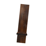Maxbell Wall Sconce Candle Holder Wooden Wall Candle Sconce for Pathway Porch Office Brown
