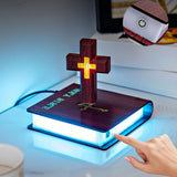 Maxbell Magnetic Levitating Cross Light Ornament Night Light for Home Bedroom Office Style B