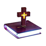 Maxbell Magnetic Levitating Cross Light Ornament Night Light for Home Bedroom Office Style B