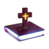 Maxbell Magnetic Levitating Cross Light Ornament Night Light for Home Bedroom Office Style B