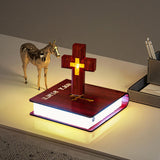 Maxbell Magnetic Levitating Cross Light Ornament Night Light for Home Bedroom Office Style B
