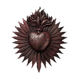 Maxbell Sacred Heart Resin Wall Decoration Wall Art Work for Housewarming Sacraments Brown