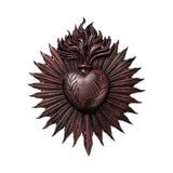 Maxbell Sacred Heart Resin Wall Decoration Wall Art Work for Housewarming Sacraments Brown