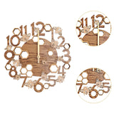 Maxbell Wooden Wall Clock 30cm Friend Gifts Easy Installation Retro Hanging Ornament Bee Pattern