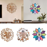 Maxbell Wooden Wall Clock 30cm Friend Gifts Easy Installation Retro Hanging Ornament Bee Pattern