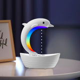Maxbell Dolphin Humidifier for Home Office Waterless Auto Off Essential Oil Diffuser White