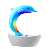 Maxbell Dolphin Humidifier for Home Office Waterless Auto Off Essential Oil Diffuser Blue