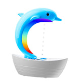 Maxbell Dolphin Humidifier for Home Office Waterless Auto Off Essential Oil Diffuser Blue