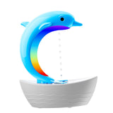Maxbell Dolphin Humidifier for Home Office Waterless Auto Off Essential Oil Diffuser Blue