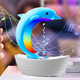 Maxbell Dolphin Humidifier for Home Office Waterless Auto Off Essential Oil Diffuser Blue