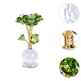 Maxbell Lotus Flower Figurine Centerpiece Collection for Cabinet Shelves Living Room Green