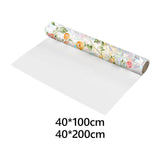 Maxbell Floral Decal Window Privacy Film Reusable Versatile for Kid's Rooms Colorful 40x100cm