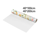 Maxbell Floral Decal Window Privacy Film Reusable Versatile for Kid's Rooms Colorful 40x100cm