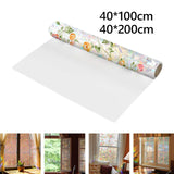Maxbell Floral Decal Window Privacy Film Reusable Versatile for Kid's Rooms Colorful 40x100cm