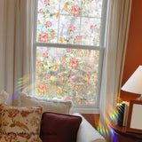 Maxbell Floral Decal Window Privacy Film Reusable Versatile for Kid's Rooms Colorful 40x100cm