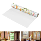 Maxbell Floral Decal Window Privacy Film Reusable Versatile for Kid's Rooms Colorful 40x200cm