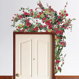 Maxbell 3x Rose Wall Sticker PVC Wallpaper for Offices Kitchen Background Decoration Style A