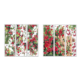 Maxbell 3x Rose Wall Sticker PVC Wallpaper for Offices Kitchen Background Decoration Style A