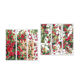 Maxbell 3x Rose Wall Sticker PVC Wallpaper for Offices Kitchen Background Decoration Style A