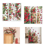 Maxbell 3x Rose Wall Sticker PVC Wallpaper for Offices Kitchen Background Decoration Style A