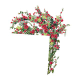 Maxbell 3x Rose Wall Sticker PVC Wallpaper for Offices Kitchen Background Decoration Style A