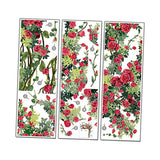 Maxbell 3x Rose Wall Sticker PVC Wallpaper for Offices Kitchen Background Decoration Style A